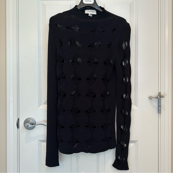 Sportmax Max Mara Mock Neck Sweater Top Size: Medium US4/6 Spring/Summer/Fall - Picture 11 of 12